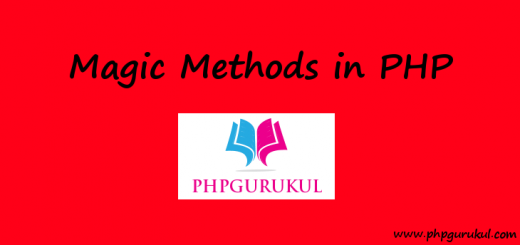 Magic Methods in php