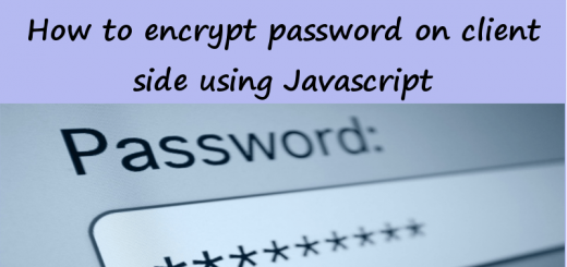 encrypt password on client side
