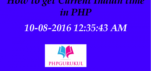 Indian Time in PHP