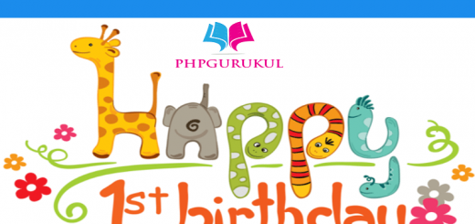 phpgurukul 1st bday