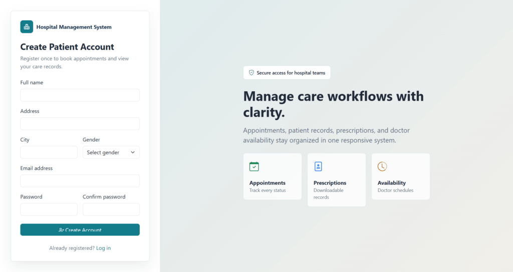 Hospital-Management-System-PHP-PAtient-Rgistration