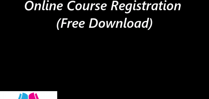 Online Course Registration-Free Download