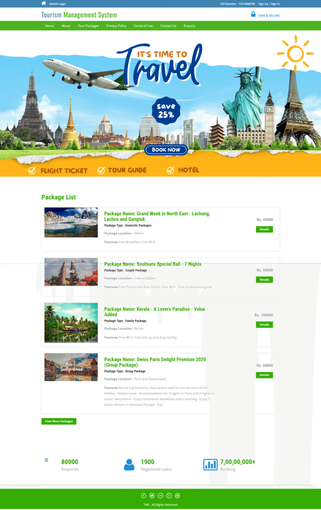 TMS-Tourism-Management-System