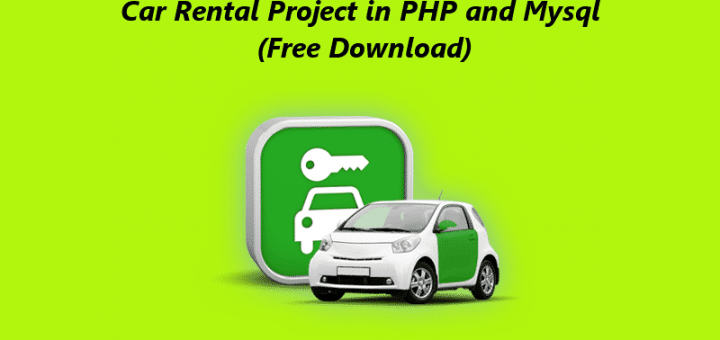 Car Rental Project in PHP and Mysql