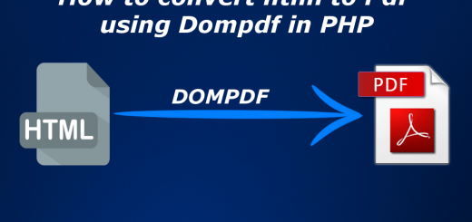 how to convert html to pdf using dompdf