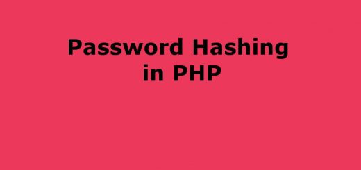 password hashing in php