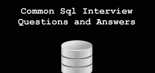 Common Sql Interview Questions and Answers