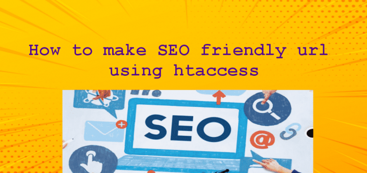 How to make SEO friendly url using htaccess