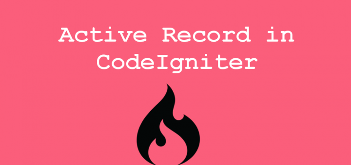 Active records in CodeIgniter