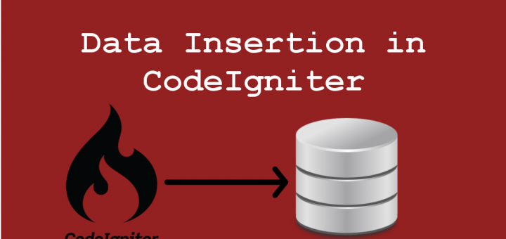 Data Insertion in CodeIgniter