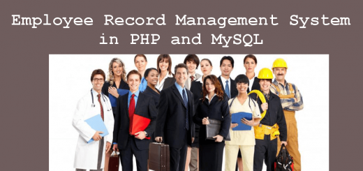 Employee Record Management System(ERMS