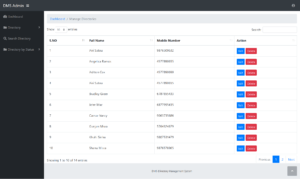 Directory Management System Using PHP and MySQL project with source code