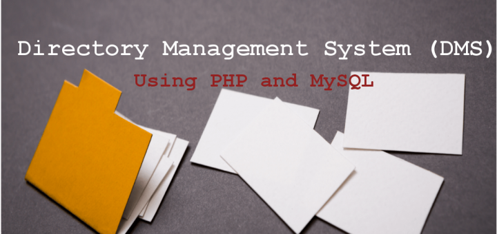 Directory Management System (DMS)