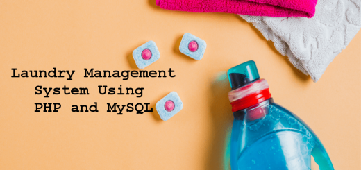 Laundry Management System Using PHP and MySQL