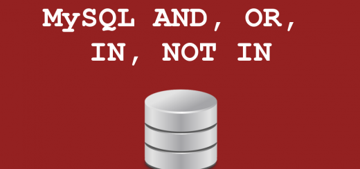 MySQL AND, OR, IN, NOT IN