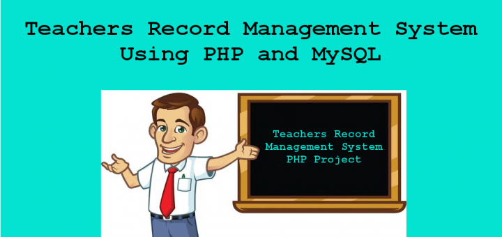 teachersrecordmanagementsystemusingphp