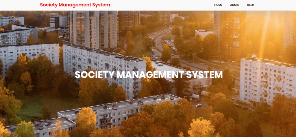 Society Management System using PHP and MySQL, Society Management ...