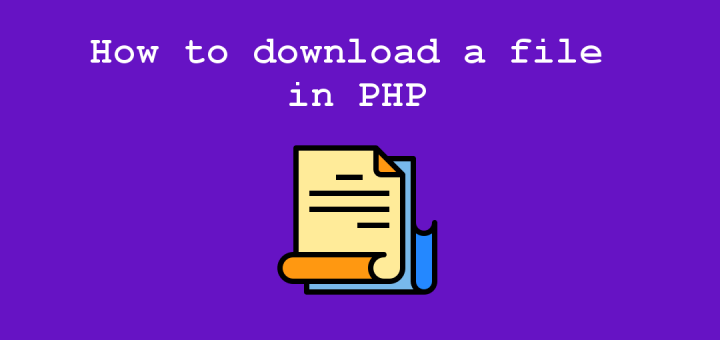 How to download a file in PHP