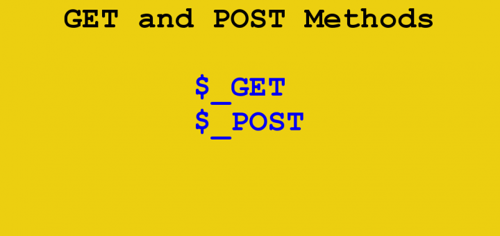 GET and POST Methods
