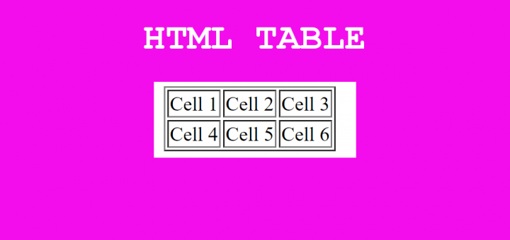 html-table
