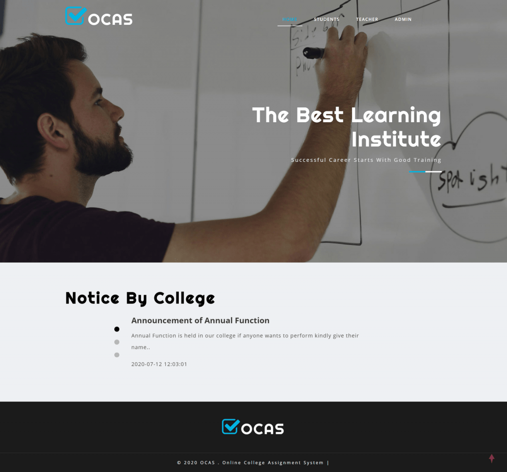 OCAS Home Page