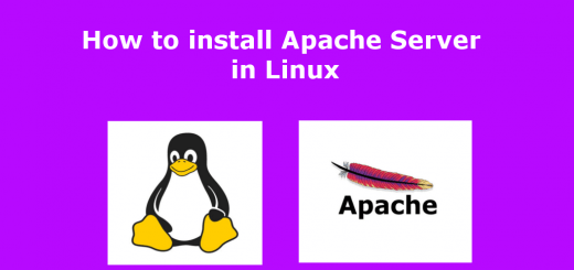 How to install Apache Server in Linux