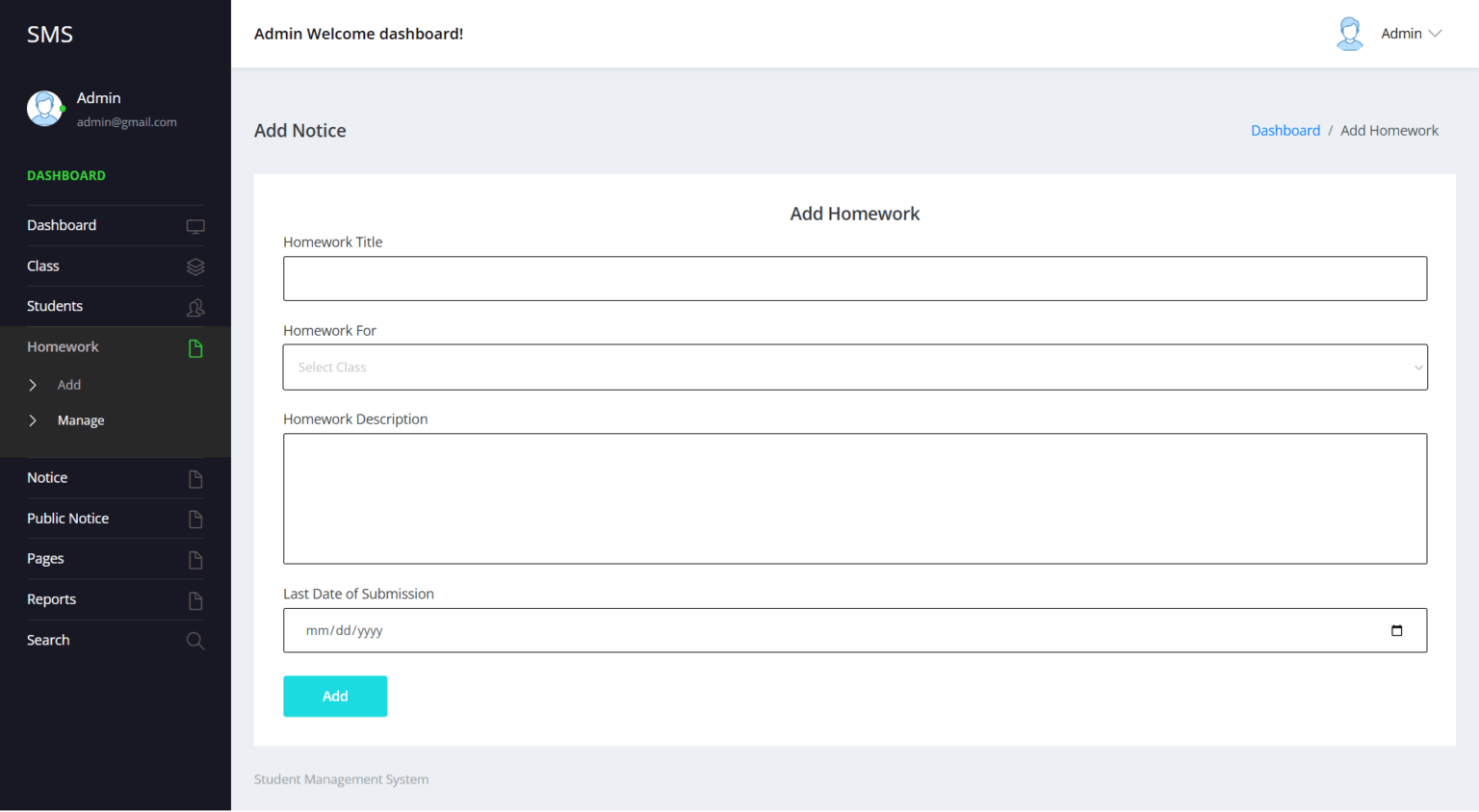 Student Management System in PHP | Student Management Project in PHP