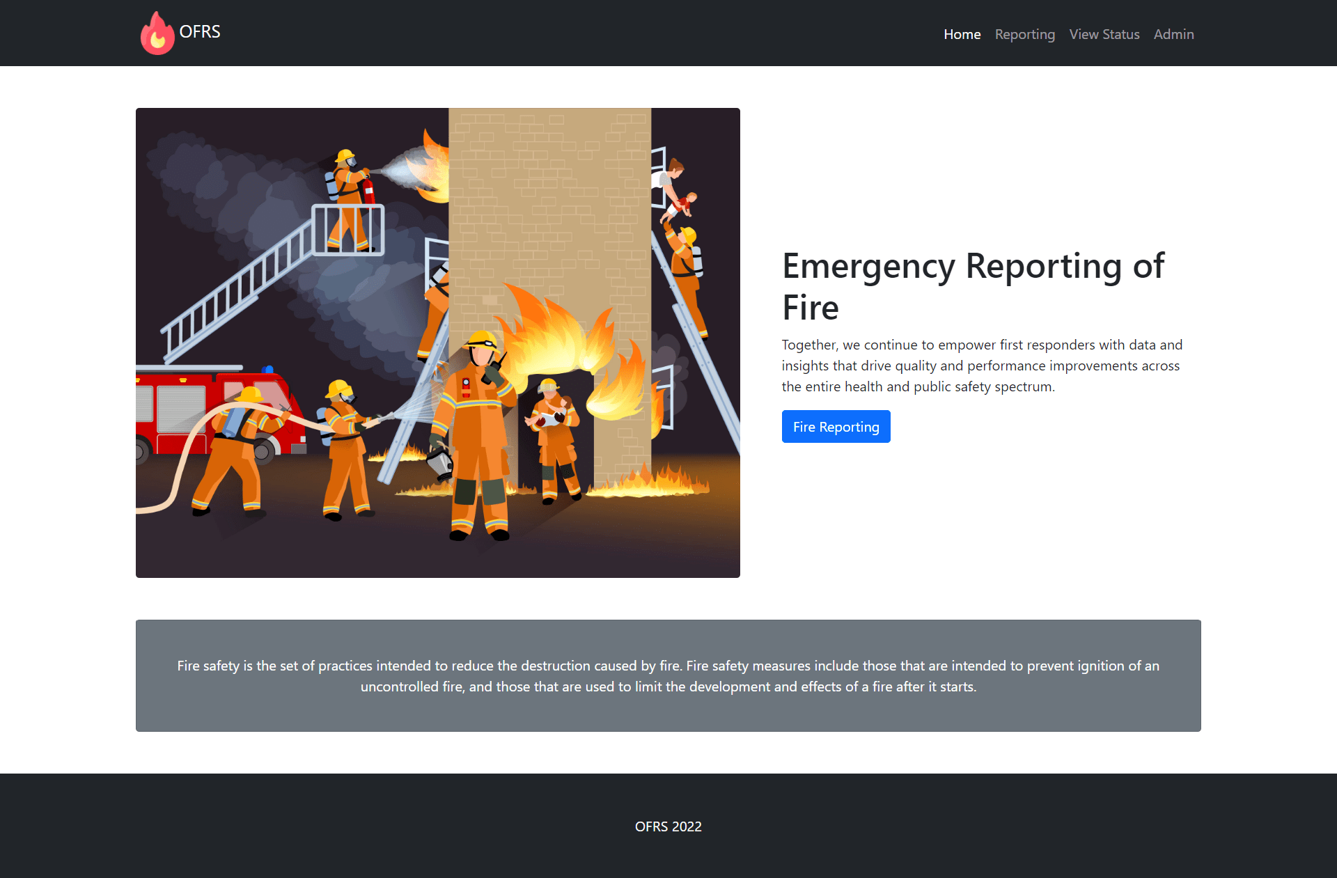 Online Fire Reporting System Using PHP and MySQL PHP Gurukul