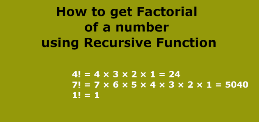 factorial-recursive-function
