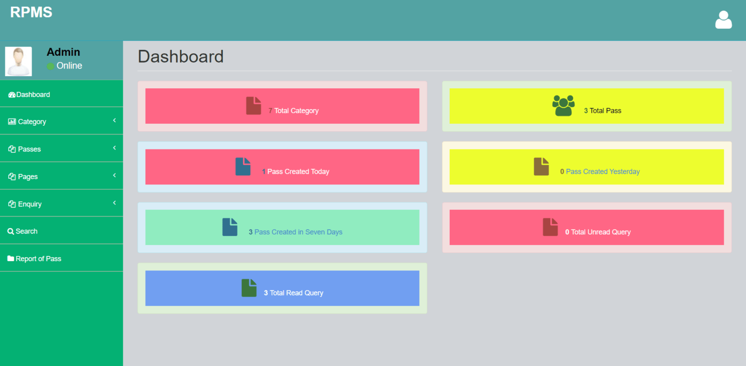Rail Pass Management System Rail Pass Management Project in PHP