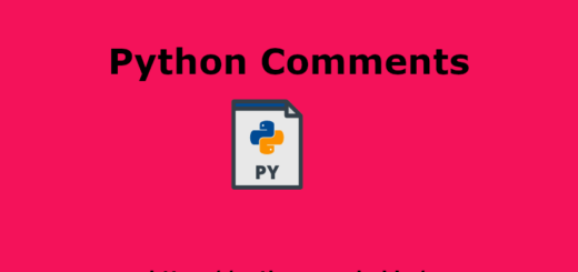 pythons Comments
