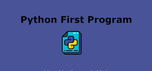 python-first-program