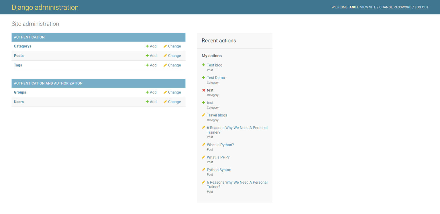 Blog Management System Project in Python | Blog Management System in ...