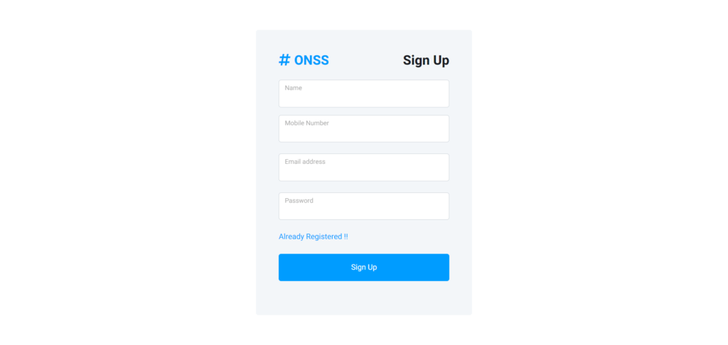 ONSS Signup