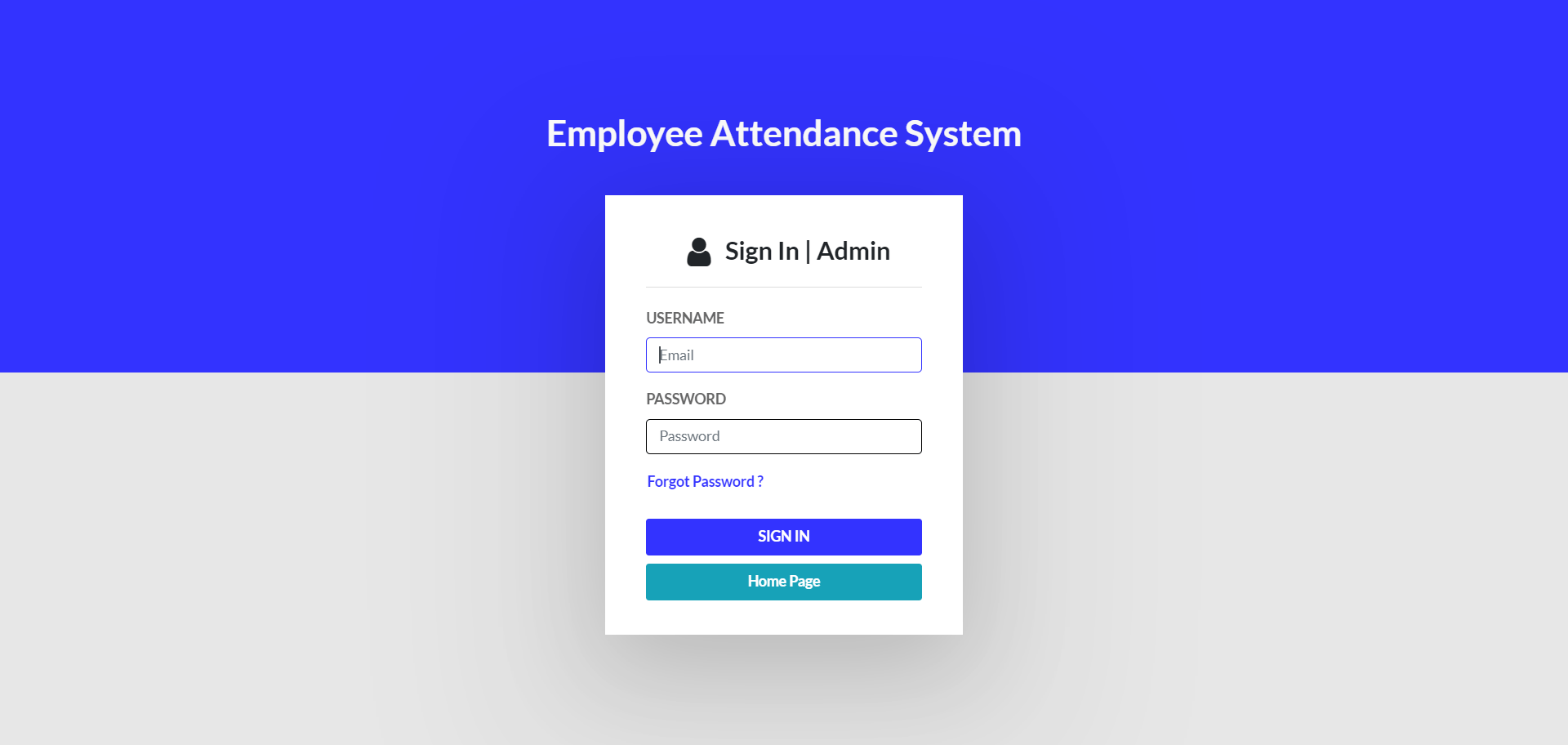 Employee Attendance Management System Project | Employee Attendance ...