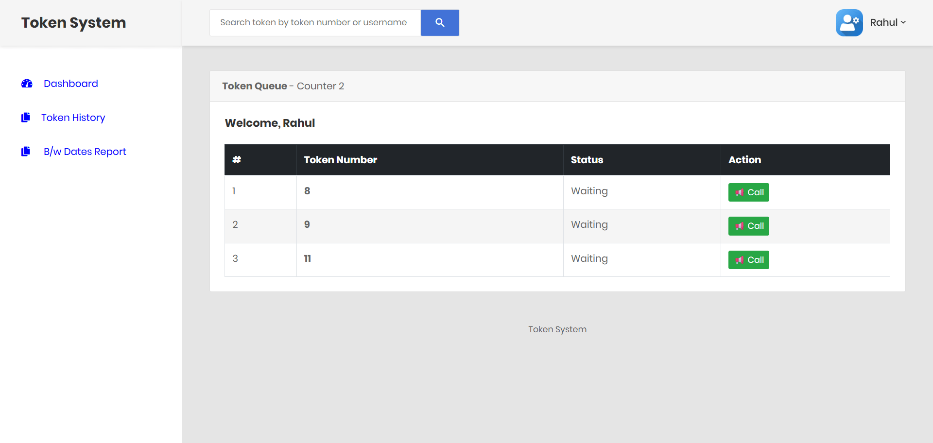 Token System using PHP and MySQL | Token Management System Project in ...