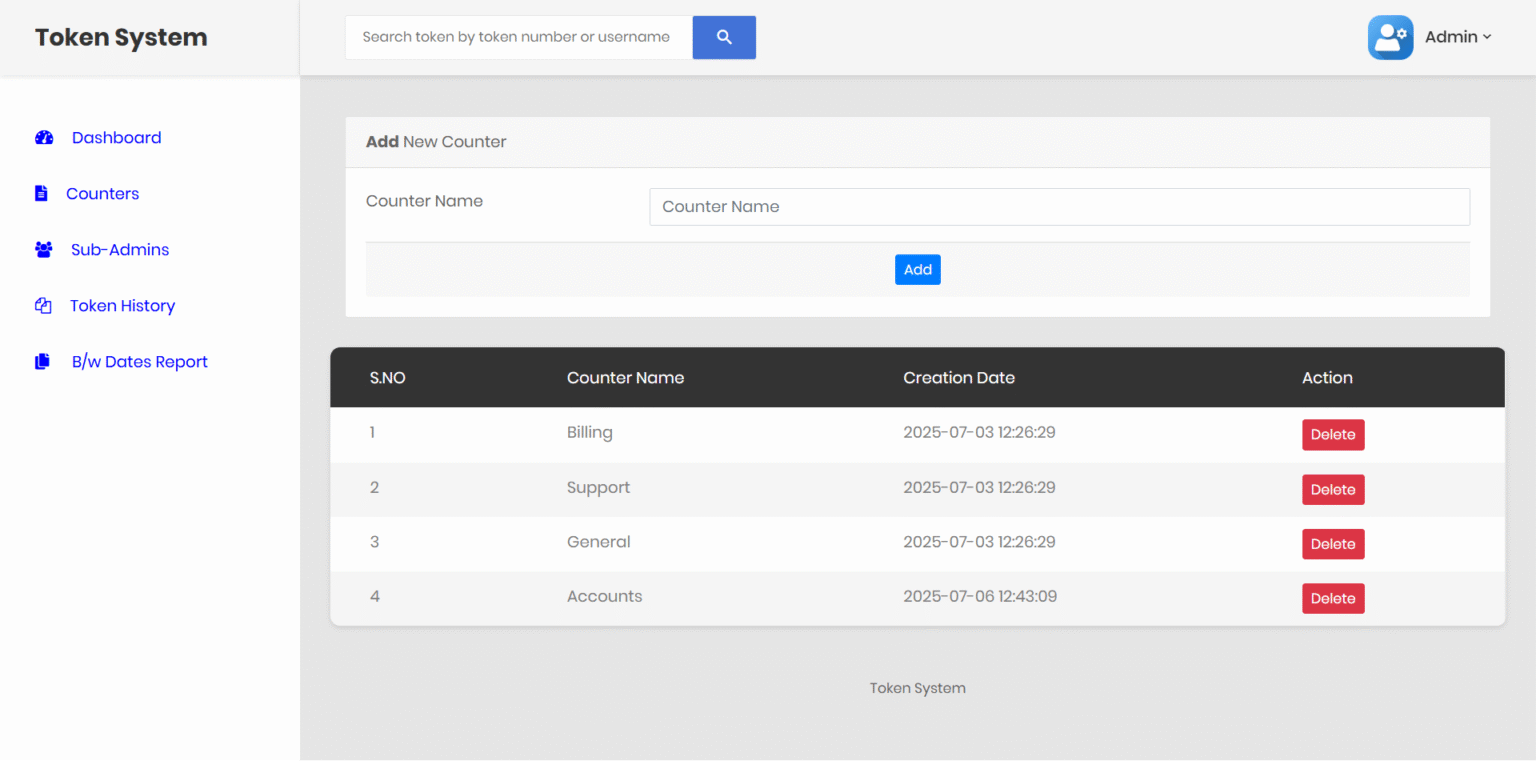 Token System using PHP and MySQL | Token Management System Project in ...