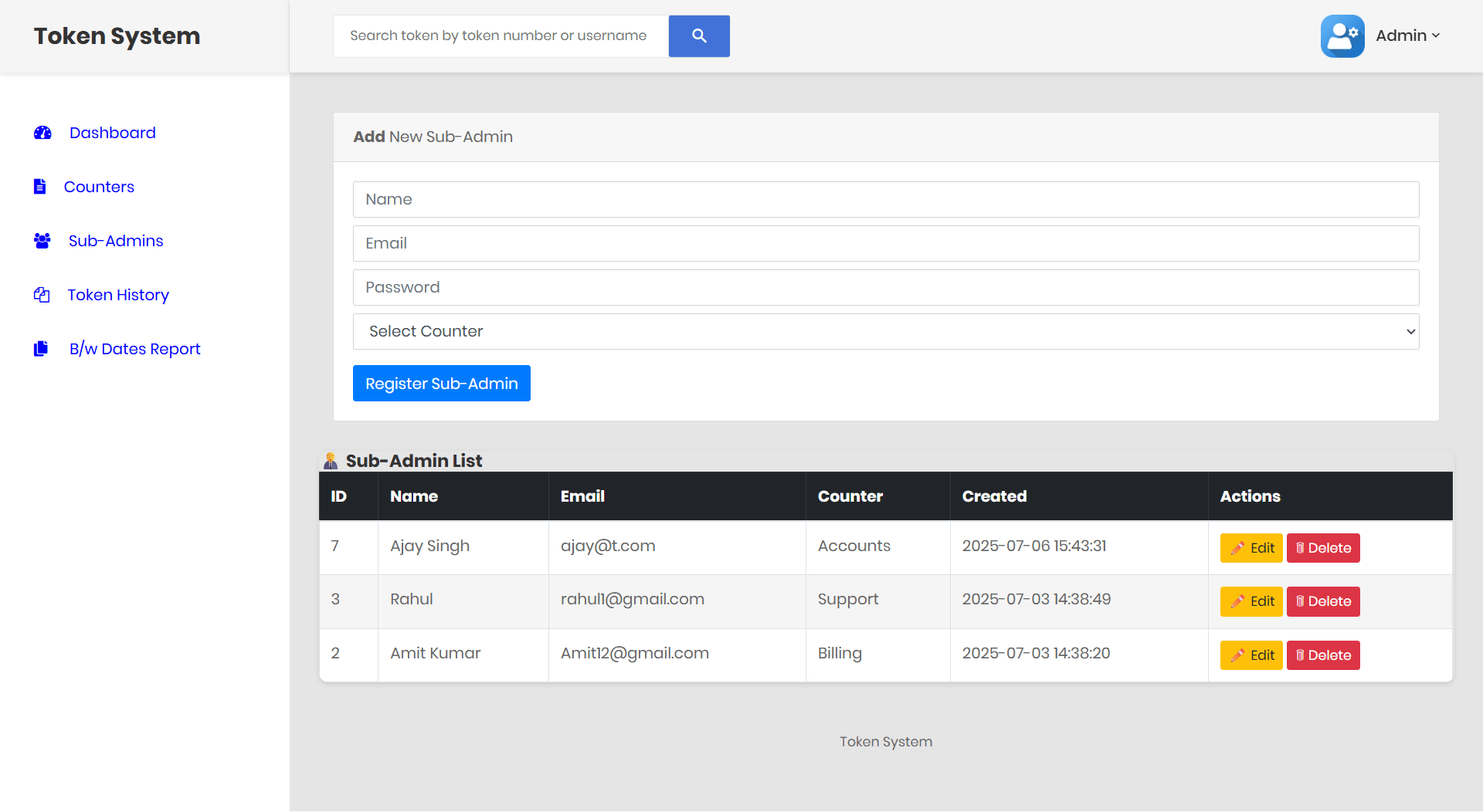 Token System using PHP and MySQL | Token Management System Project in ...