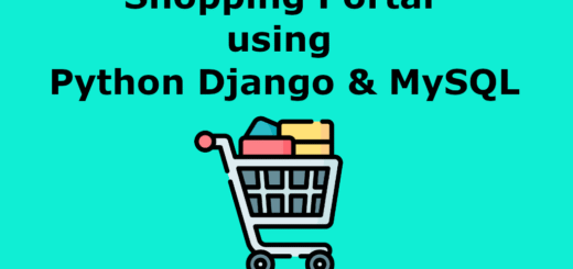 Shopping-portal-python-mysql