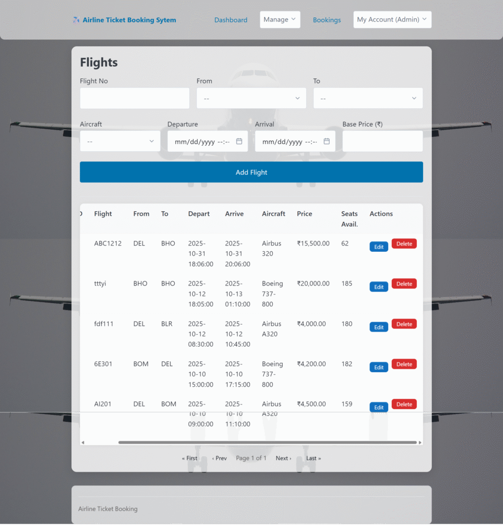 Airline-Ticket-Booking-PHP-MySQL-Manage-Flights