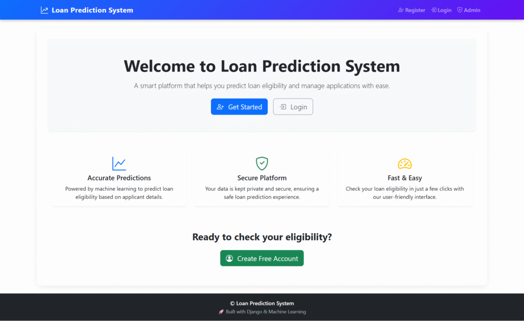 Student-Performance-Prediction-System-Home-Page