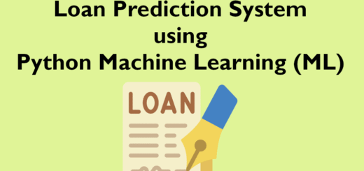 Loan Prediction System using Python Machine Learning