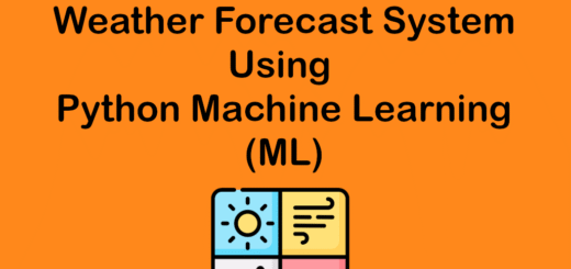Weather Forecast System python mal project