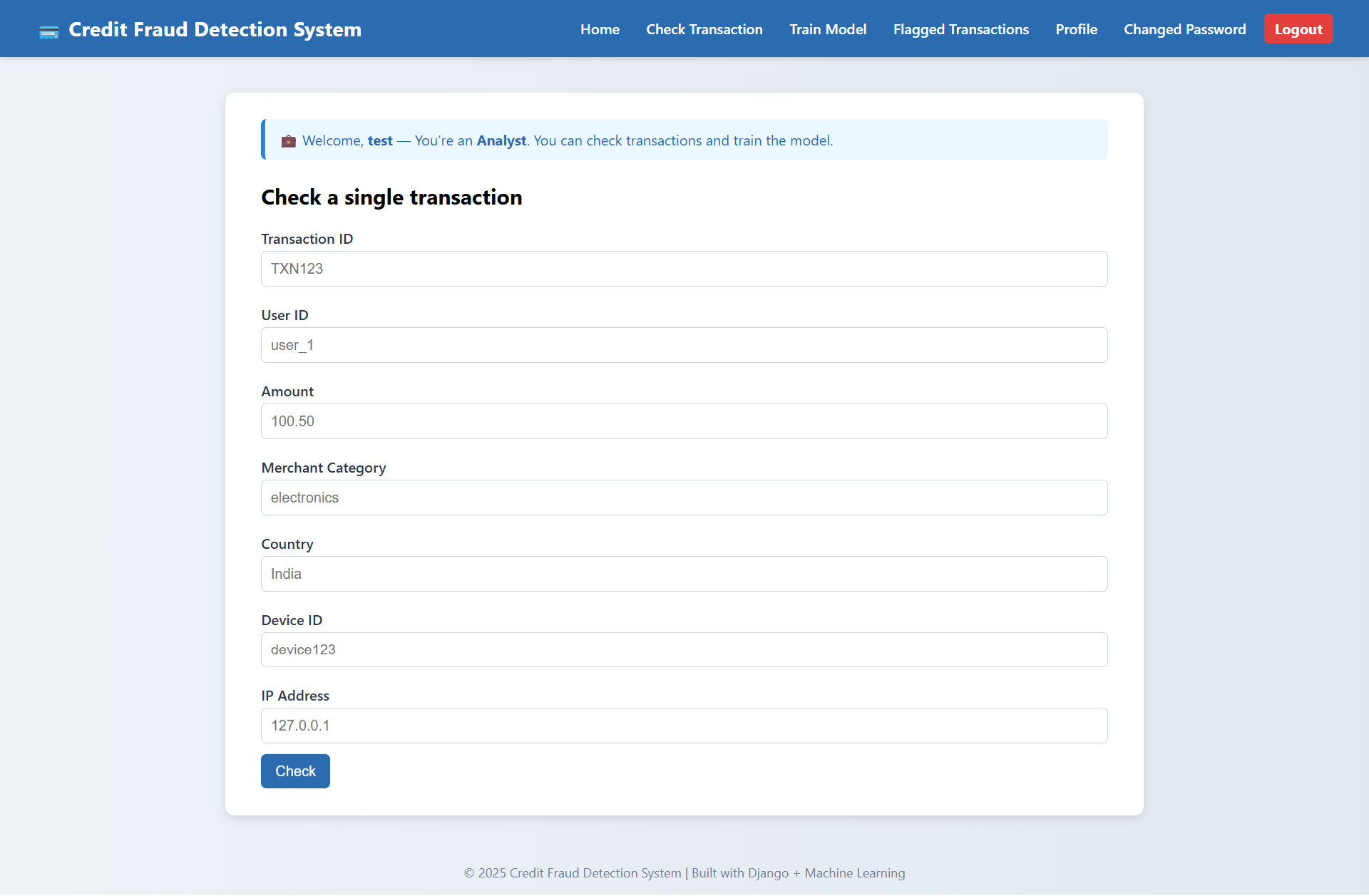 Credit Card Fraud Detection System in Python and ML - PHPGurukul