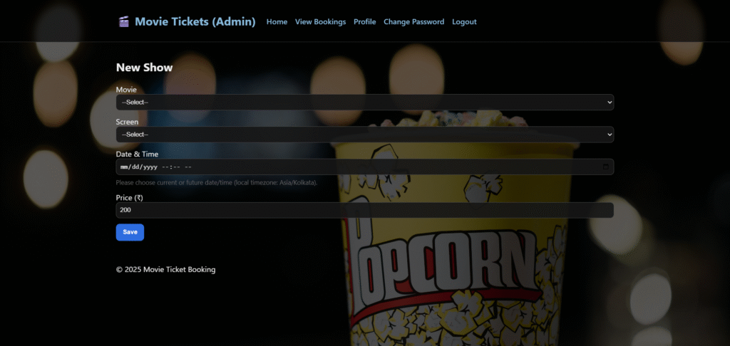 Movie-Ticket-Booking-System-PHP-Add-newhsow
