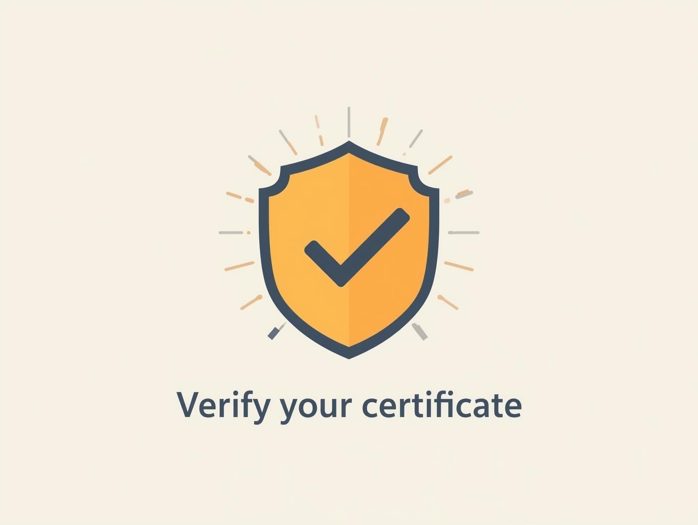 Verify Certificate