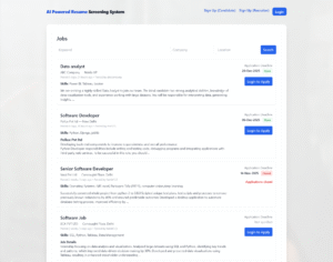 AI Powered Resume Screening System using Python ML | AI Powered Resume ...