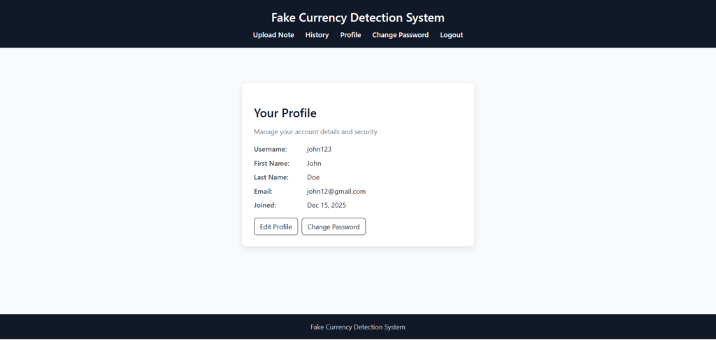 Fake-Currenct-Detection-System-Python-ML-Userprofile