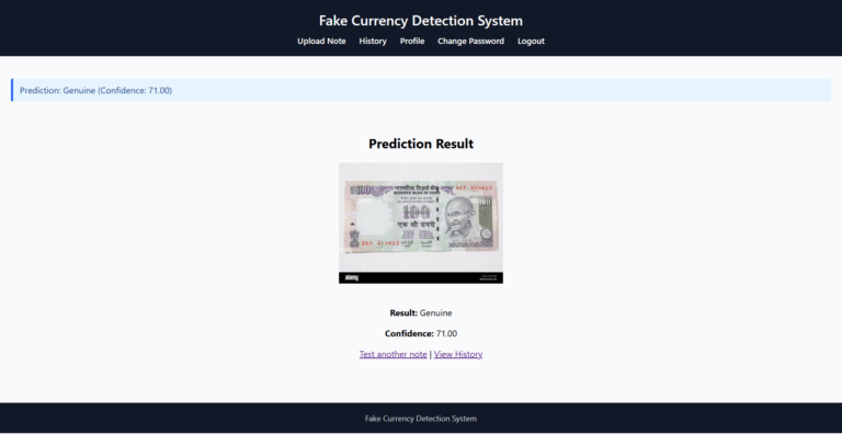 Fake Currency Detection System Project using Python Machine Learning ...