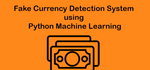 Fake Currency Detection System -ML Project